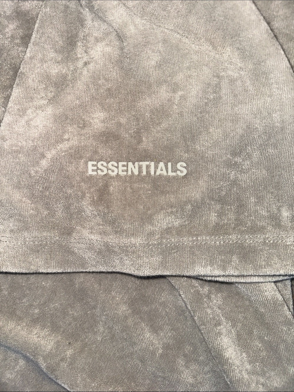 Fear of God ESSENTIALS Oversized Polo Shirt Gray Short Sleeve Men’s XL FOG - Picture 2 of 9